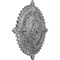 Ekena Millwork Haylynn Medallion (Canopies up to 1 1/4"), 29 1/8"OD x 1 1/4"ID x 4"P, Ultra Pure White Crackle CM29HYUWC - alternate 2
